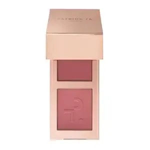 Patrick Ta Double-Take Mini Blush Duo, She Goes To The Gym, Cream And Powder, 0.25 Ounce, Natural Radiant Finish