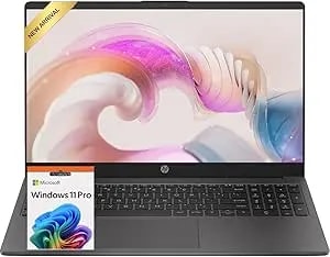 Hp 15.6" 255 g10 Laptop, Amd Ryzen 5 7530u, 8gb Ram, 256gb Ssd, Windows 11 Pro With Office 365 For The Web, Usb-C, Full Hd, W/O Mouse, 2026 Edition For Business And Study