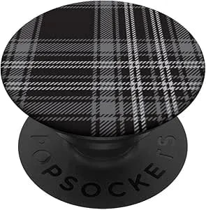 Popsockets Skull & Goth Phone Grip & Stand - Goth Plaid Popsockets Adhesive Popgrip