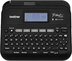 Brother P-Touch Pt-d460bt Business Expert Connected Label Maker - Connect And Create Via Bluetooth® On Tze Label Tapes Up To ~3/4 Inch, White