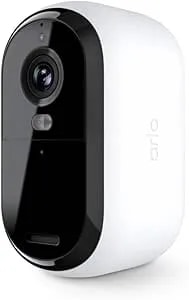Arlo Essential Security Cameras Wireless Outdoor 2K (2nd Gen, 2023 Release) - Battery Power, Person Recognition, Package Detection, Animated Preview, 1-Month Trial Of Secure Plan, 1 Cam, White