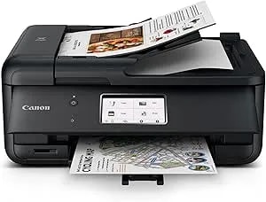 Canon Pixma TR8620a - All-In-One Printer Home Office - Copier - Scanner - Fax - Auto Document Feeder - Photo, Document - Airprint (R), Android, Black, Works With Alexa