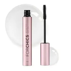 Forchics Nourishing Mascara - Growth And Strengthening Formula, Volumizing Black Lash Treatment With Antioxidants, Hormone-Free Lengthening Mascara For Thicker, Healthier Lashes