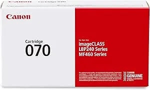 Canon Genuine 070 Black Toner Cartridge Compatible With MF465dw, MF462dw, LBP247dw, LBP246dw