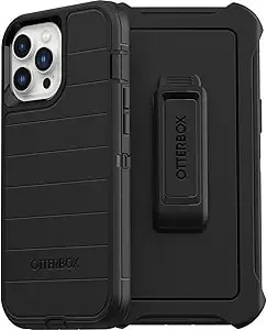 Otterbox Defender Screenless Series Case & Holster For Iphone 12 Pro Max - Non-Retail Packaging - (Black)