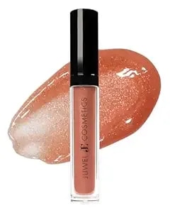Juwel Cosmetics Ultra Lip Gloss, Gloss For Dry Lips, High Shine, Smooth Finish Moisturizing Lip Gloss With Beeswax, Castor Oil And Vitamin E, Vegan, Talc-Free, Sparkler