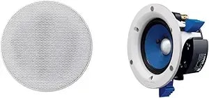 Yamaha Ns-ic400 90 Watt 4-Inch 2-Way In-Ceiling Speakers - Pair (White)