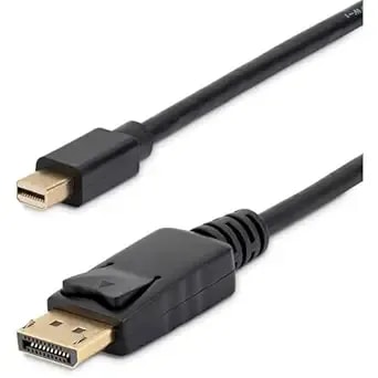 Startech.Com 3ft (1m) Mini Displayport To Displayport 1.2 Cable - 4k X 2k Uhd Mini Displayport To Displayport Adapter Cable - Mini Dp To Dp Cable For Monitor - Mdp To Dp Converter Cord (mdp2dpmm3)