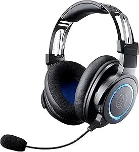 Audio-Technica Ath Wireless Stereo Headset, Over-The-Head, Black (Ath-g1wl)