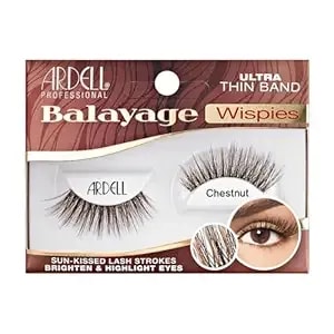Ardell Balayage Wispies Chestnut False Eyelashes, 1 Pair