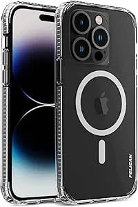 Pelican – Ranger Series – Heavy-Duty Magsafe Compatible Case Cover For Iphone 14 Pro Designed To Fit Nicely In Pocket – 15ft Drop Protection – 6.7 Inches, Clear