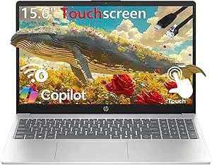 HP Touchscreen Laptop Computer Lightweight For Student (2026 Edition) • Office 365 • Intel Core i3 • 16GB RAM, 1TB SSD • 15.6" • Numeric Keypad • Windows 11 Home • Type C RJ45 Cable