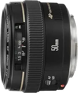 Canon EF 50mm F/1.4 USM Standard And Medium Telephoto Lens For Canon SLR Cameras, Fixed