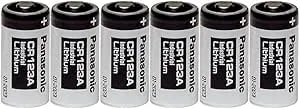 Panasonic Industrial cr123a Lithium Battery 3v 6 Pack