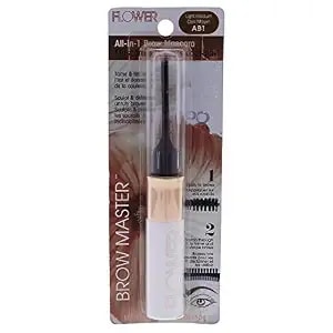 Flower Beauty Brow Mascara - Brow Master Eyebrow Mascara - Subtle Tint Of Color - Mistake Proof Eyebrow Setting - Cruelty Free (Light To Medium)