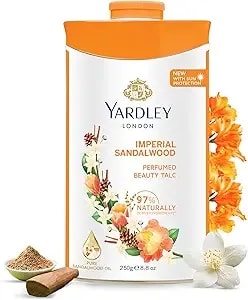 Yardley Sandalwood Perfumed Talc, 250 G
