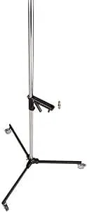 Manfrotto 231CS 8-Feet Steel Column Stand With Sliding Arm (Chrome Plated),Silver