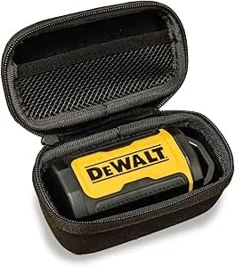 Dewalt Heavy Duty Protective Headphone Case For Tws prox2 Anc Earbuds, Compact Lightweight W/Eva Earphone Hard Shell Case, Headset Travel Carry Shock/Water-Resistant, Soft Interior & Accessory Pocket