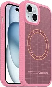 Otterbox Iphone 17e, Iphone 16e, Iphone 15, Iphone 14, & Iphone 13 (Only) - Sole Series Case - Xtra Hot (Pink) - Grippy Phone Case - Built-In Magnets - Raised Bumpers For Overall Protection