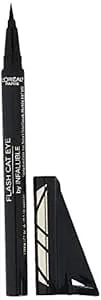 L'Oreal Paris Makeup Infallible Flash Cat Eye Waterproof Liquid Eyeliner, Black, 0.44 Oz.