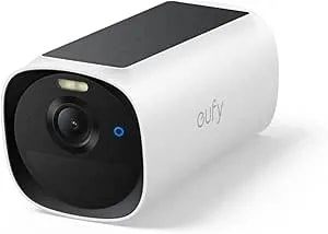 Eufy Security Eufycam e40 Add-On Camera, Outdoor Wireless Solar Security Camera, 2k With Integrated Solar Panel, Maxcolor Night Vision, Face Recognition Ai, Expandable Local Storage, No Monthly Fee
