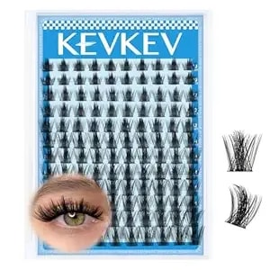 Lash Clusters California Sunset Manga Style Volume Soft 144pcs 8-18mm Mix Eyelash Clusters Diy Lash Extension Ultra-Thin Band Diy Lashes (fairy02)