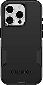Otterbox Iphone 15 Pro (Only) Commuter Series Case - Black, Slim & Tough, Pocket-Friendly, With Port Protection