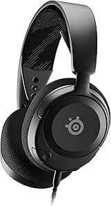 Steelseries Arctis Nova 1 Multi-System Gaming Headset — Hi-Fi Drivers — 360° Spatial Audio — Comfort Design — Durable — Ultra Lightweight — Noise-Cancelling Mic — PC, PS5/PS4, Switch, Xbox - Black