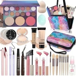 Makeup Kit For Teens Makeup Gift Set For Beginners Teenager Makeup Sets Travel Makeup Kits For Teenagers Girls 14-16 Make Up Kit For Teen & Girls