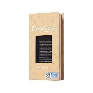 Decemars New Type 6d-W Eyelash Extension (14mm, Black-D-0.07)
