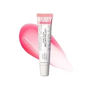 Ruby Kisses Salvation Lip Gloss, Lightweight, Juicy Shine, Menthol Infused Conditioning Lip Treatment, Heals, Cools & Calms, Deep Hydration Lip Care (Tinted)