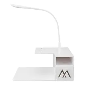 Eyelash Extension Pillow Shelf With Led Light, Rechargeable Acrylic Lash Grafting Makeup Workbench Drawer Tool Organizer, Lash Extension Pillow Tool