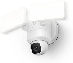 Eufy Security Floodlight Camera e30, Security Camera Outdoor, 360° Pan And Tilt, Ai Detection And Tracking, 2k Video, 2.4ghz Wi-Fi, 2,000 Lumens, Built-In Siren, 24/7 Recording，No Monthly Fee