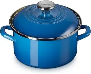 Le Creuset Enamel On Steel Traditional Petite Stockpot, 3.8qt., Marseille