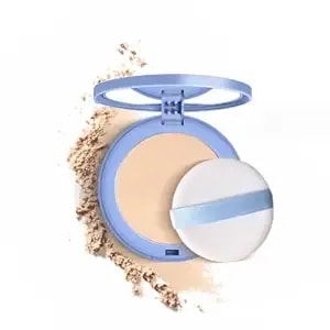 Oil Control Pressed Powder, Matte Smooth Face Setting Powder, Waterproof Long Lasting Makeup Face Powder, Flawless Facial Powder Makeup,Minimizes Fine Lines And Pores (Ivory 1#)
