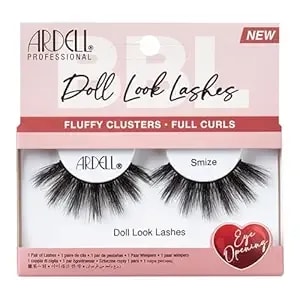 Ardell Doll Lashes Smize - Dramatic Fluffy Volume False Eyelashes, Long-Lasting Strip Lashes, 1 Pack