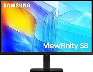 Samsung 27-In Viewfinity S8 (S80D) 4K UHD HDR10 High Resolution Computer Monitor With Ergonomic Stand - LS27D802EANXGO