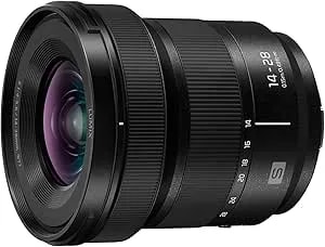 Panasonic Lumix S Series Camera Lens, 14-28mm F4-5.6 Ultra Wide-Angle Zoom Lens With Macro Capability, S-R1428