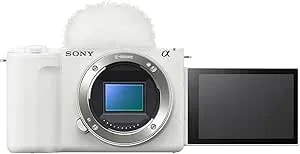 Sony - Alpha zve10 Ii: Aps-C Content Creators� Camera - White