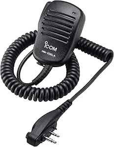 Icom Hm-158la Compact Speaker Mic W/ Alligator Clip
