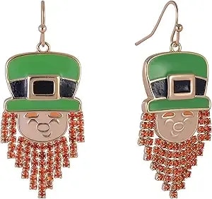 Hallmark St. Patrick'S Day Leprechaun Earrings