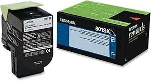 Lexmark 80c1sk0 801sk - Black - Original - Toner Cartridge Lccp, Lrp cx310dn, cx310n, cx410de, cx410dte, cx410e, cx510de, cx510dhe, cx510dthe