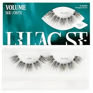 Lilac St - Volume Dramatic Faux Eyelash Clusters (14mm) - Dense & Distinctive Look - Diy Lash Extension Wisps - Lightweight & Lifelike - Lasts 10 Days - Korean Silk - Cruelty Free, Vegan - 10 Lashes