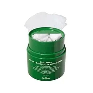 Dr.Althea Pure Grinding Cleansing Balm - Hygenic One-Step Makeup Cleansing Oil With Madecassoside - Non-Greasy Sorbet Texture - Soothing For All Skin Types - Korean Vegan Skin Care - 1.69 Fl Oz