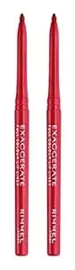 Rimmel Exaggerate Lip Liner, Red Diva, 2 Count