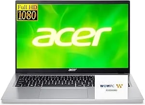 Acer Aspire Go 15 Slim Laptop - 15.6” Full Hd Display - Powerful 8-Core Intel Core 3 n355 - 8gb Ram - 128gb Ssd - Copilot Ai Ready - Microsoft Office - Hdmi - Wi-Fi 6 - Windows 11 Home - Wowpc Usb