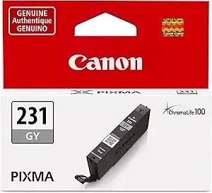Canon Cli-231 Genuine Gray Ink Tank, Compatible With Pixma ts8820 Printers