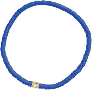 Pura Vida Bracelets Cabrillo Vinyl Disc Bead Stretch Bracelet For Women