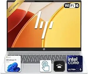Hp Omnibook 5 16" 2k Touchscreen Laptop - Intel Core Ultra 5 Processor - 16gb ddr5 Ram - 512gb Pcie Ssd - Win 11 - Full-Size, Backlit Keyboard - Wi-Fi 6 - Work, Study & Everyday Use