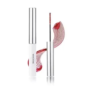 Lengthening Tubing Mascara Long-Lasting, Smudge-Proof Waterproof Eyelashes All Day Wear, Volumizing & Curling Formula Colored Mascara, Clump-Free Slim Brush For Sensitive Eyes